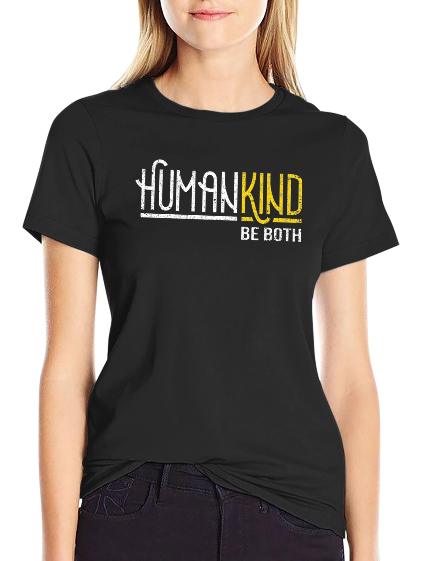 HumanKind Be Both Graphic Tee - Stylish & Meaningful!