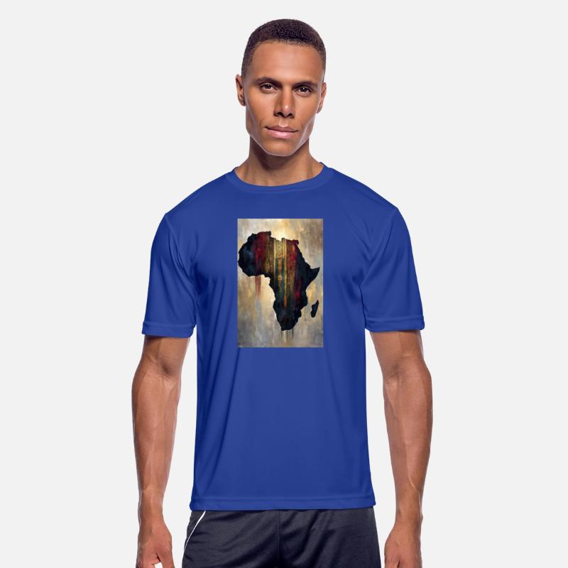 Africa Map Tribal Art Print
