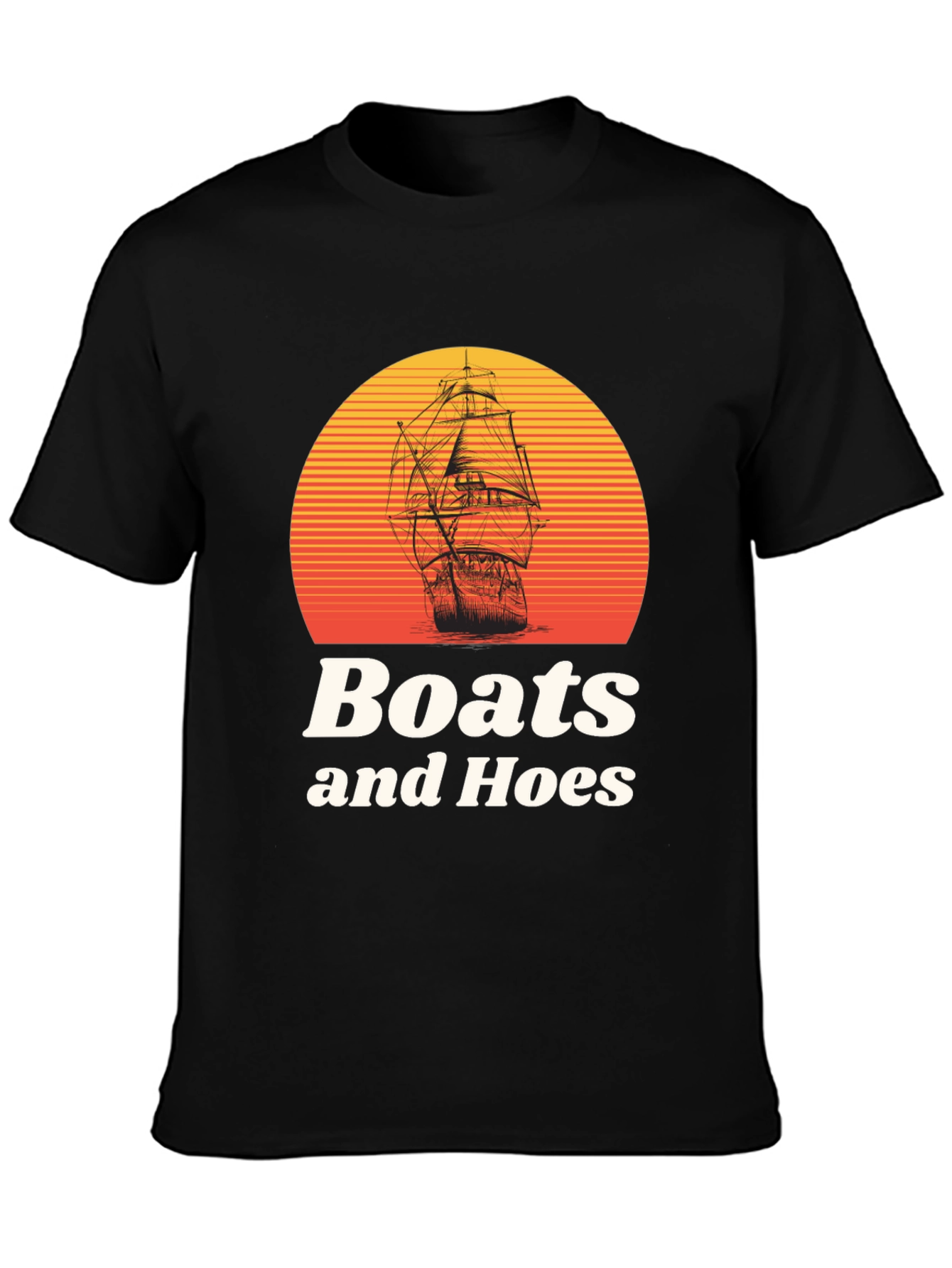 Boats and Hoes Graphic T-Shirt