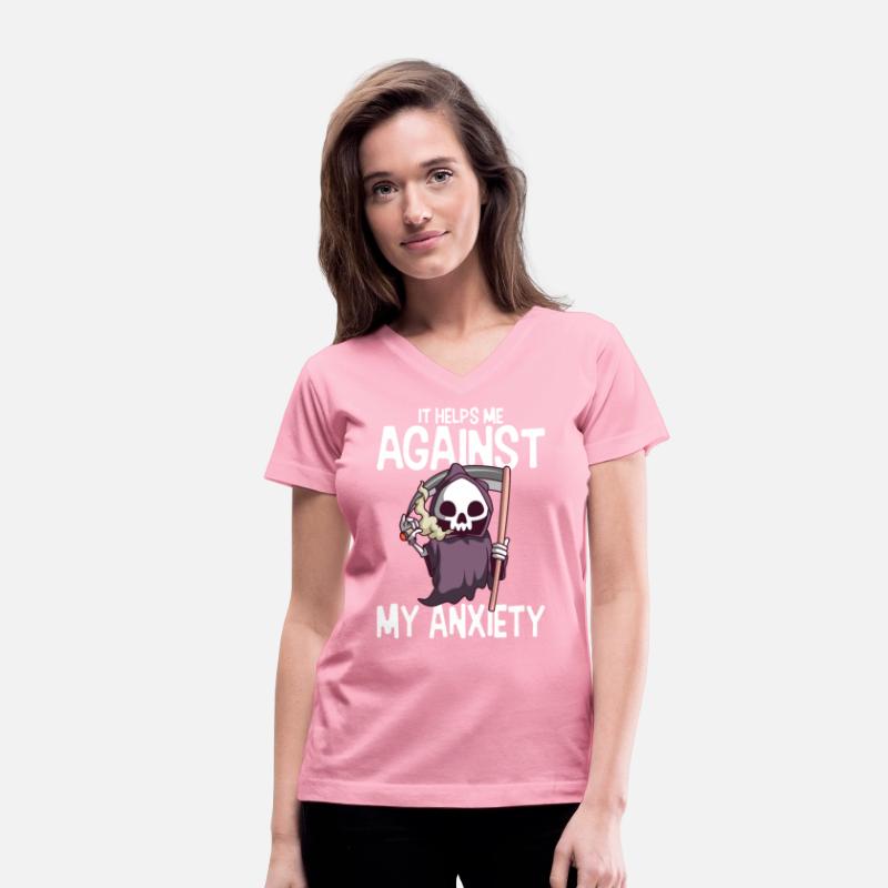 Against My Anxiety Smoking Marijuana Weed