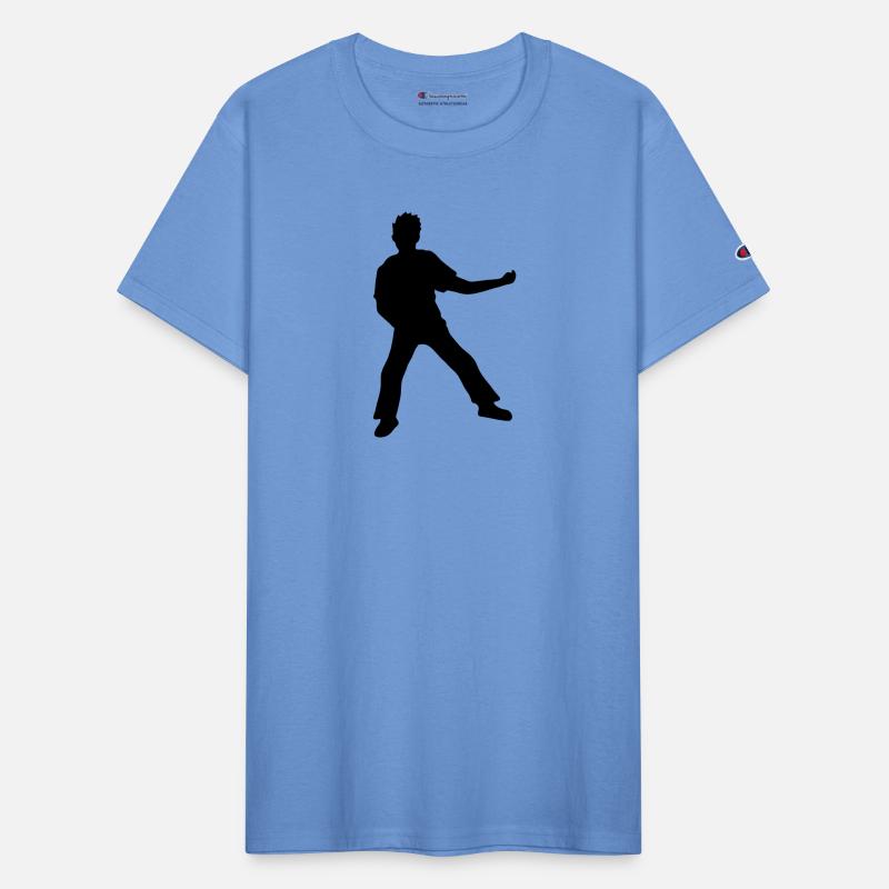 air guitar playing funny