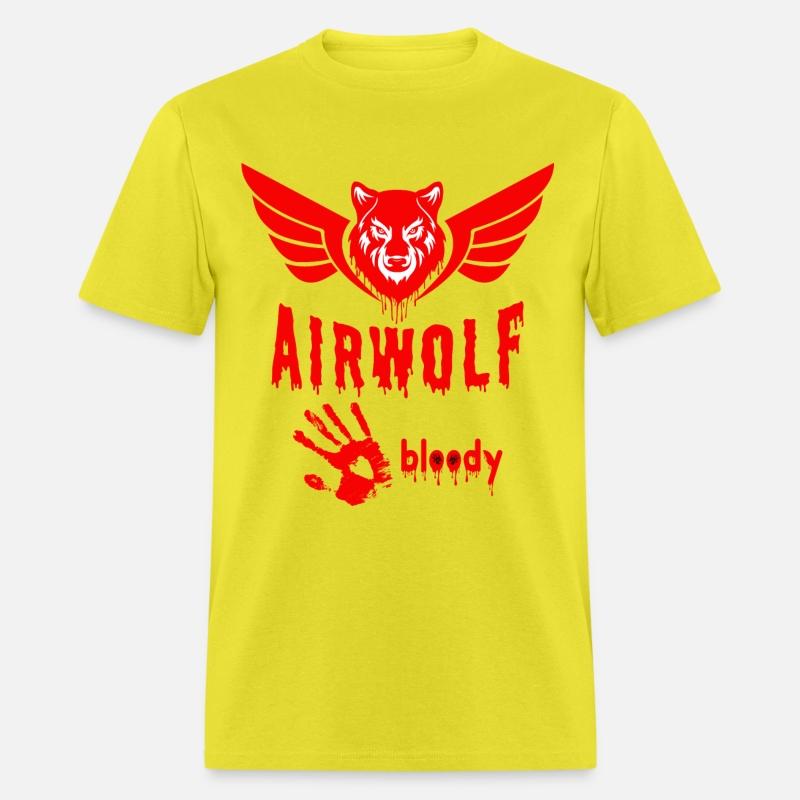 air wolf bloody illustration