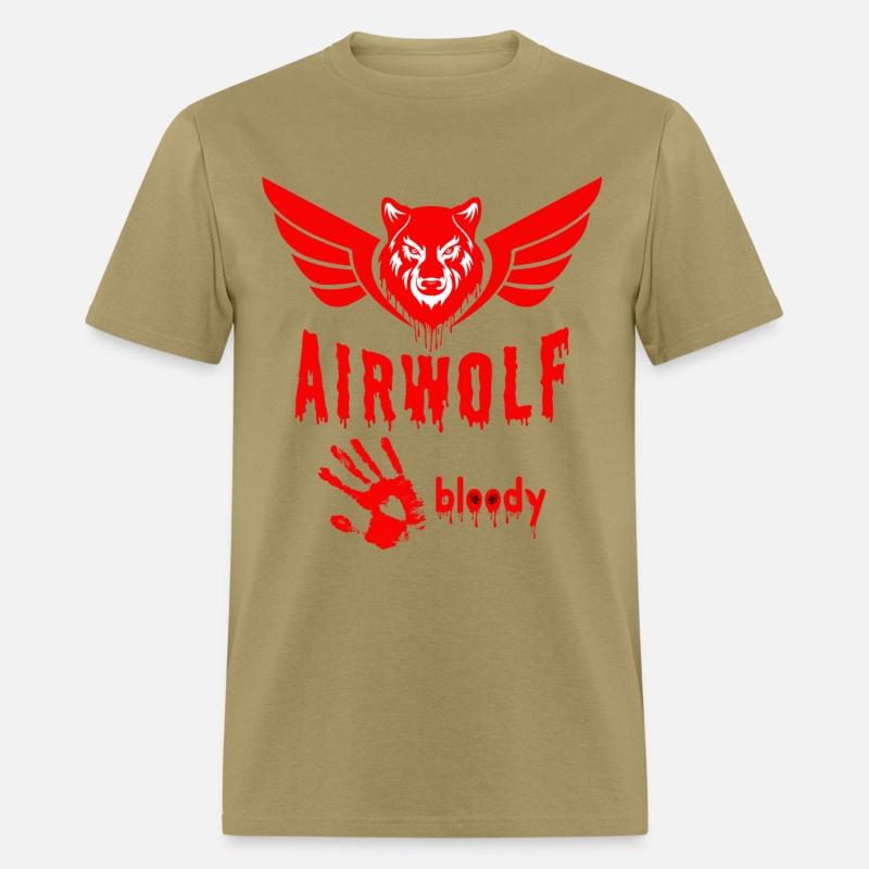 air wolf bloody illustration