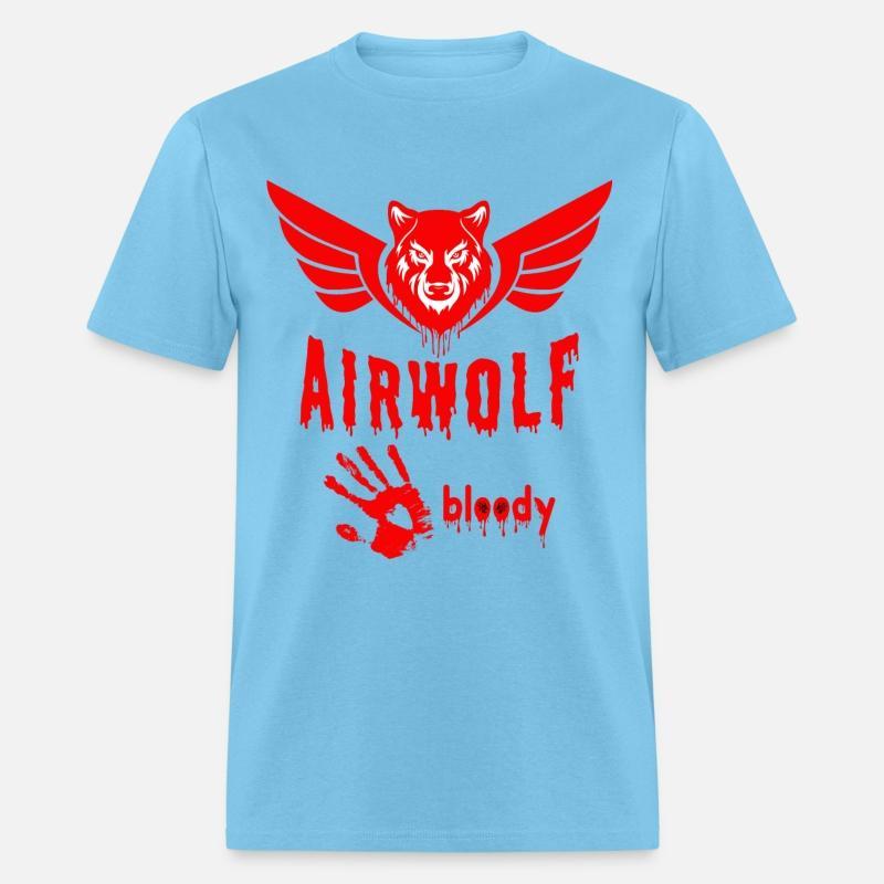 air wolf bloody illustration