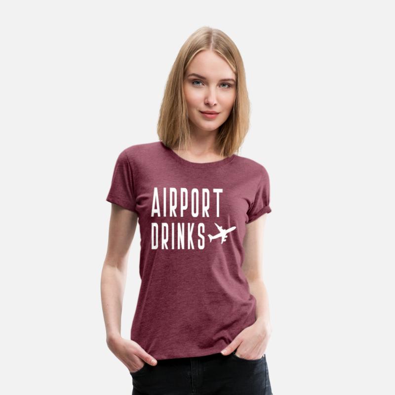 Airport Drinks Vaca Honeymoon Vacation Trip Airpla