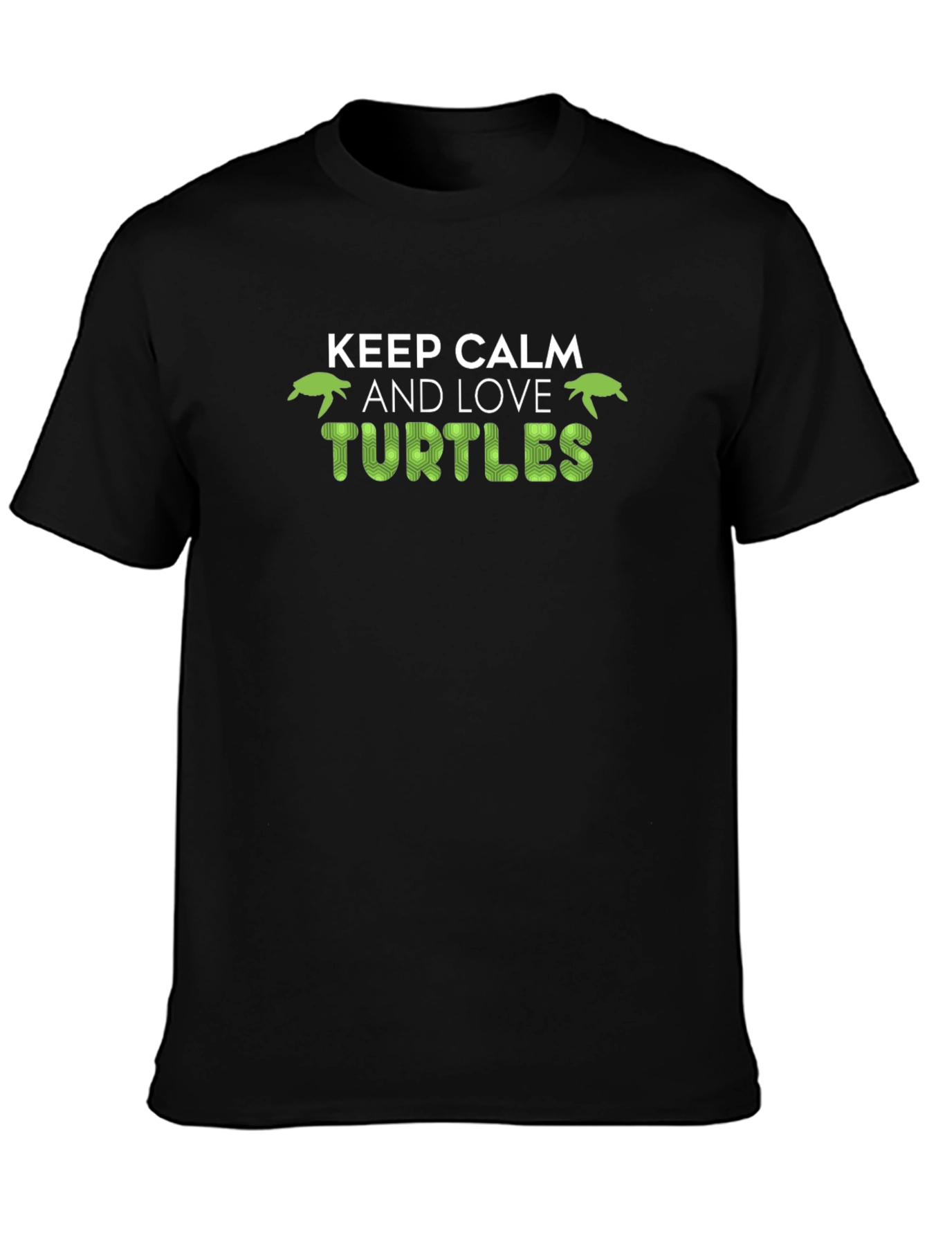 Keep Calm Love Turtles Graphic T-Shirt