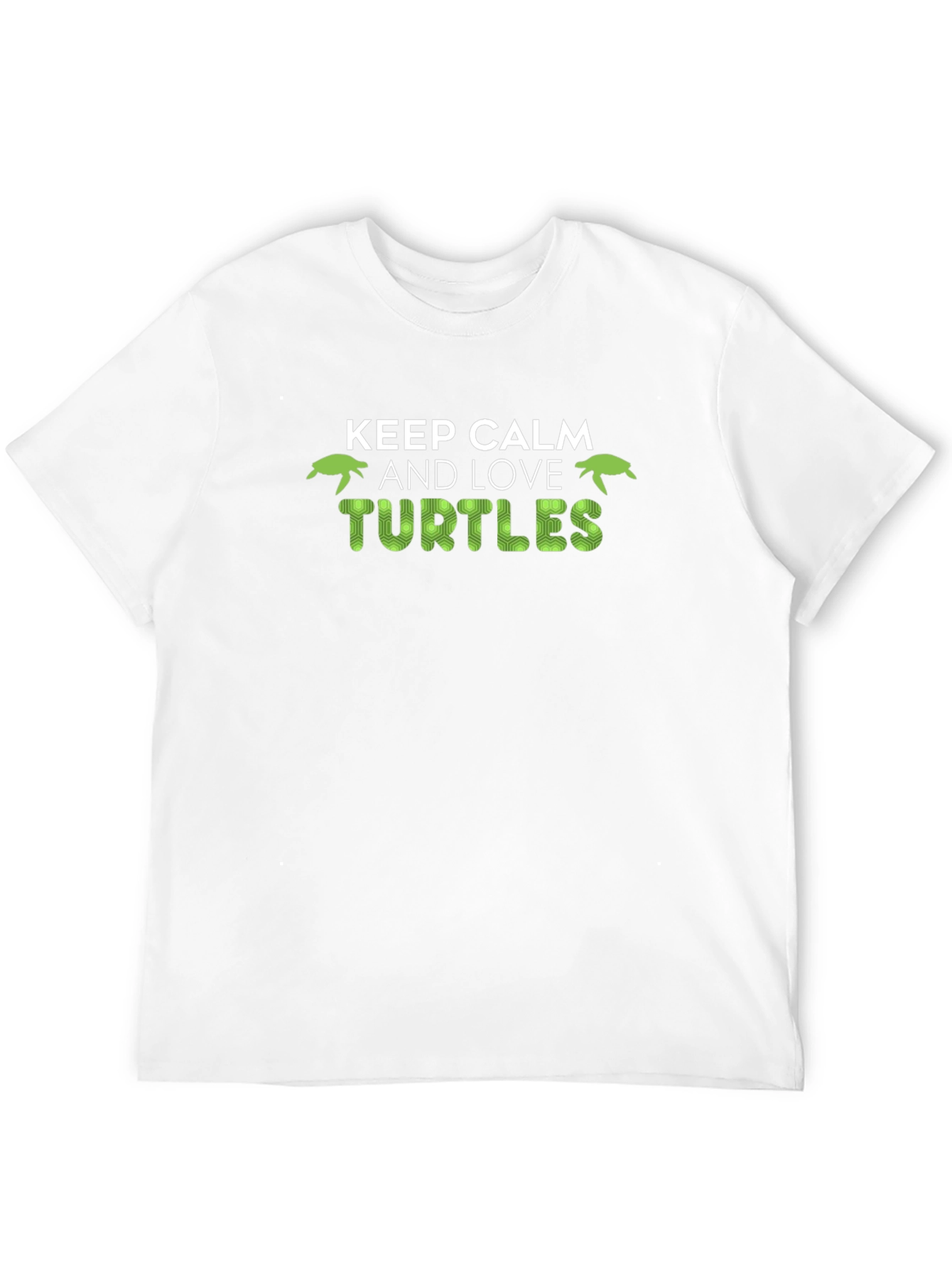 Keep Calm Love Turtles Graphic T-Shirt