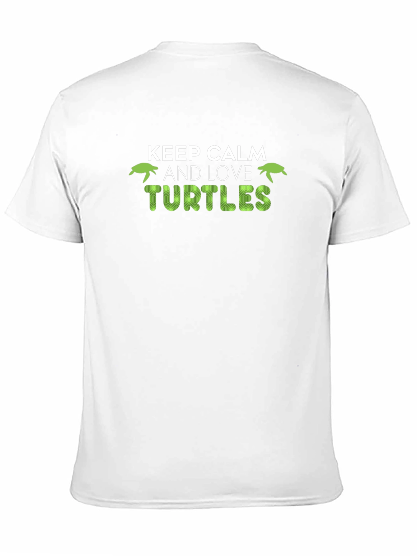 Keep Calm Love Turtles Graphic T-Shirt