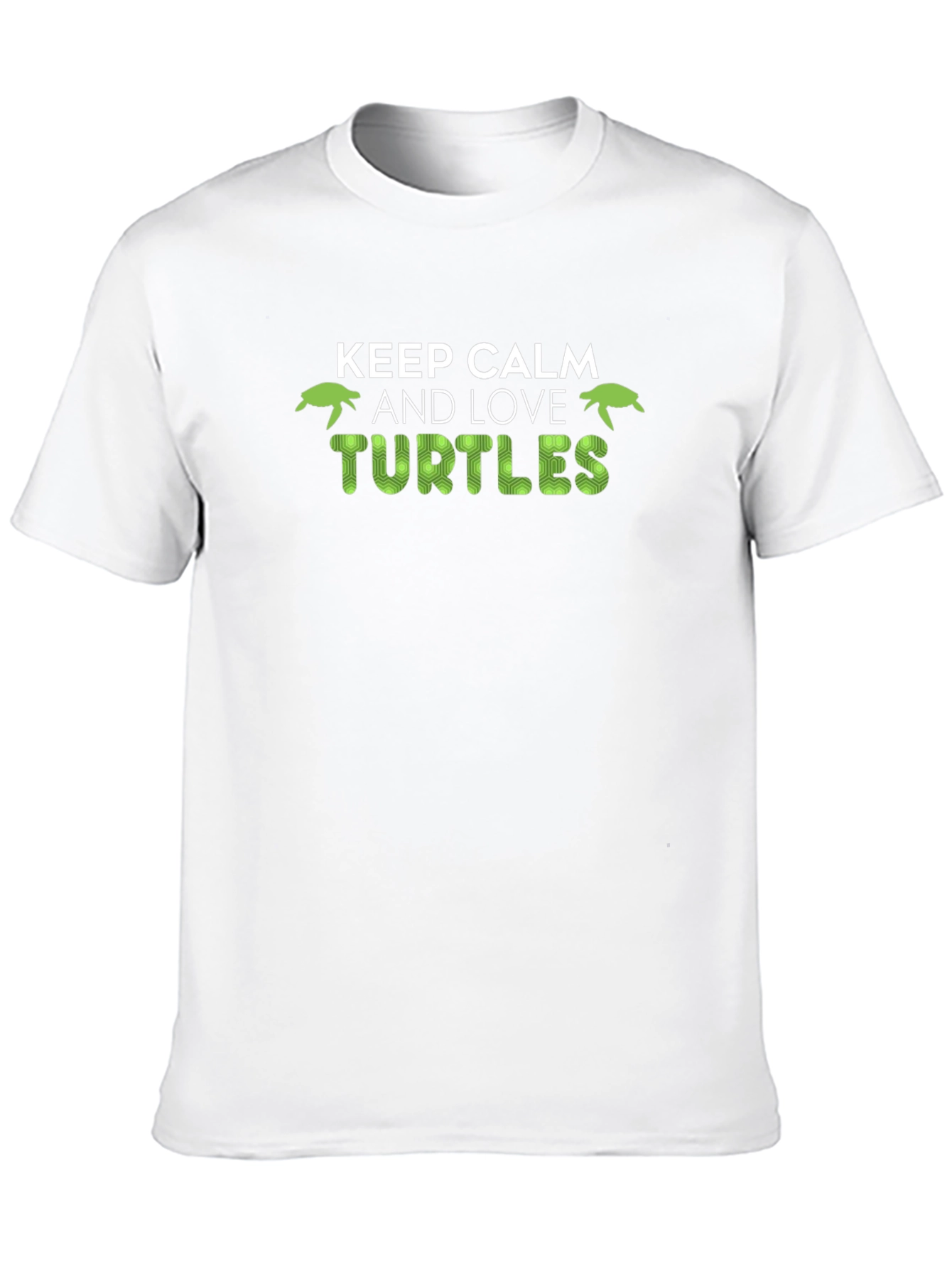 Keep Calm Love Turtles Graphic T-Shirt