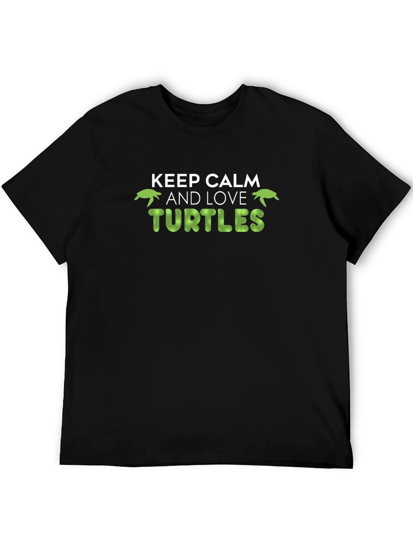 Keep Calm Love Turtles Graphic T-Shirt