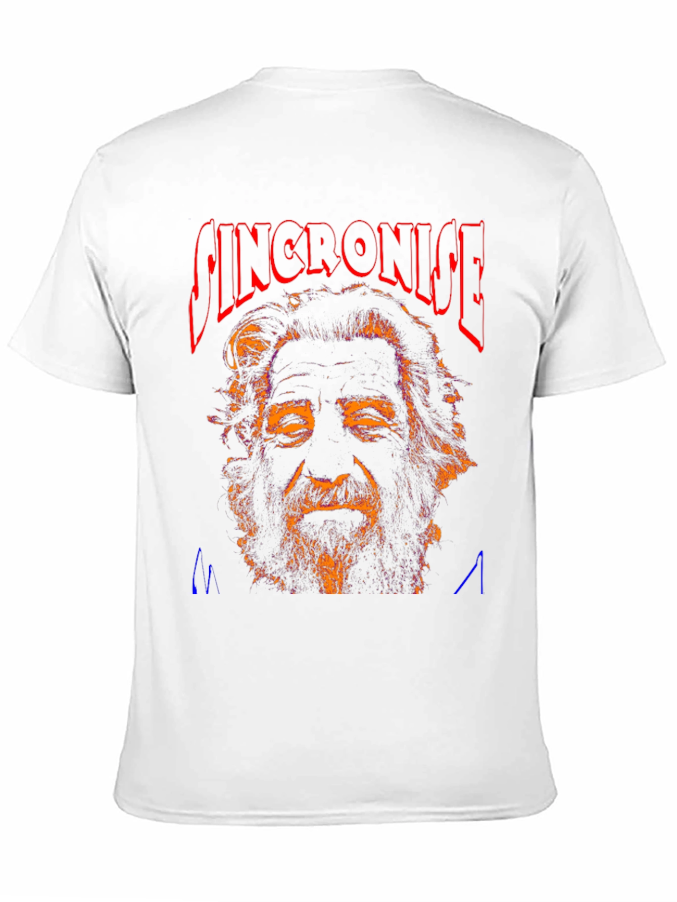 Synchronise Graphic Print Black T-Shirt