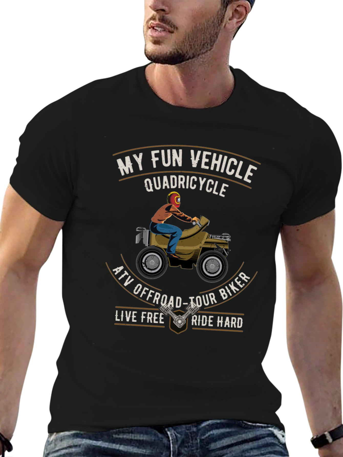 Quadricycle ATV Off-Road Biker T-Shirt
