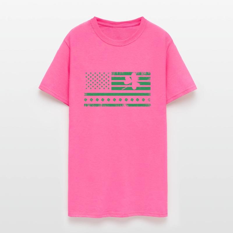 America US Flag Paddy Shamrock Saint Patricks