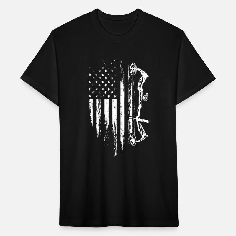 American Flag Bowhunting Bow Archery Gift Forwildc