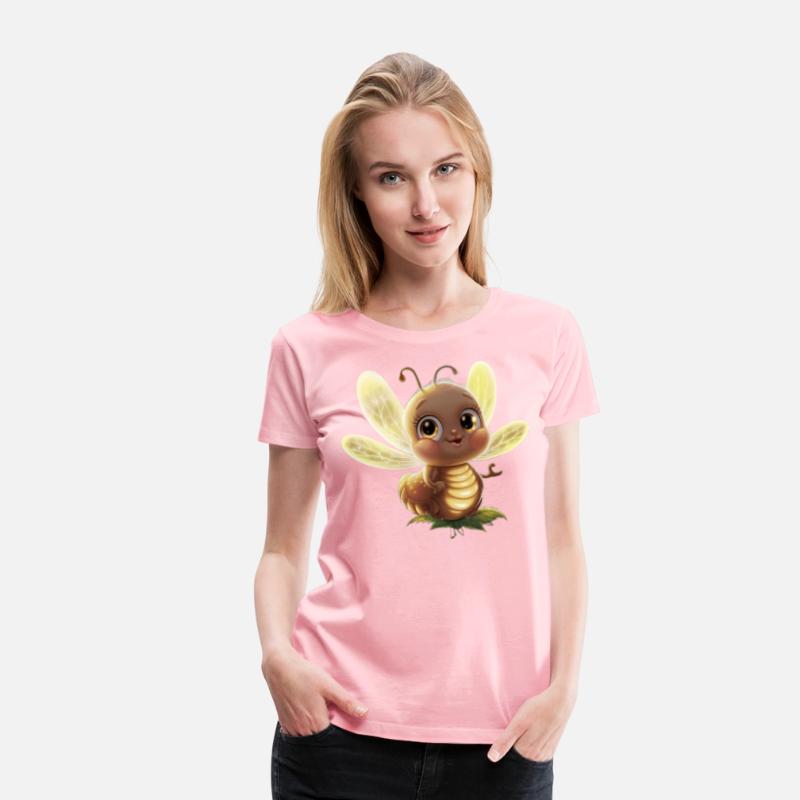 an adorable glowing firefly