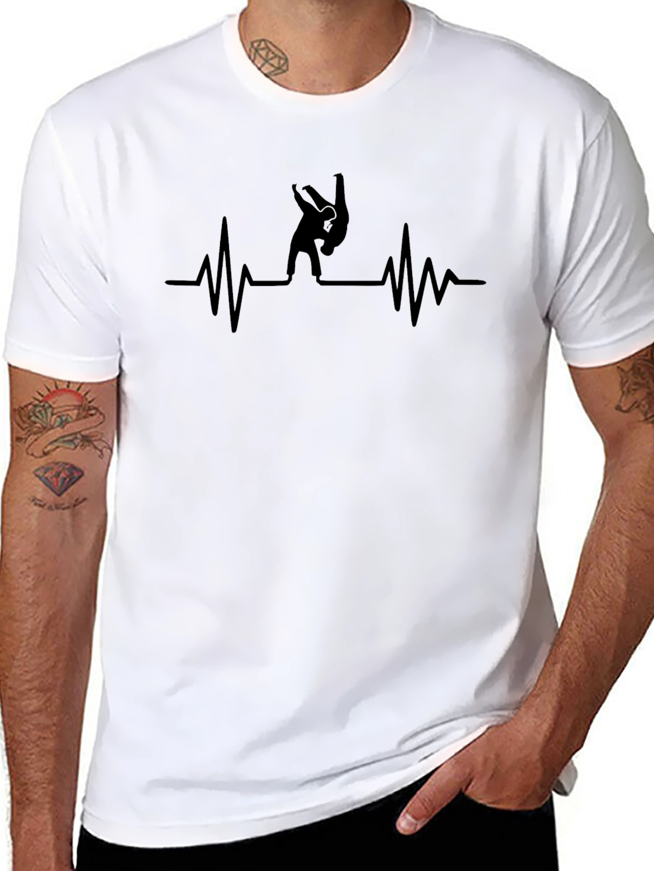 Martial Arts Heartbeat T-Shirt