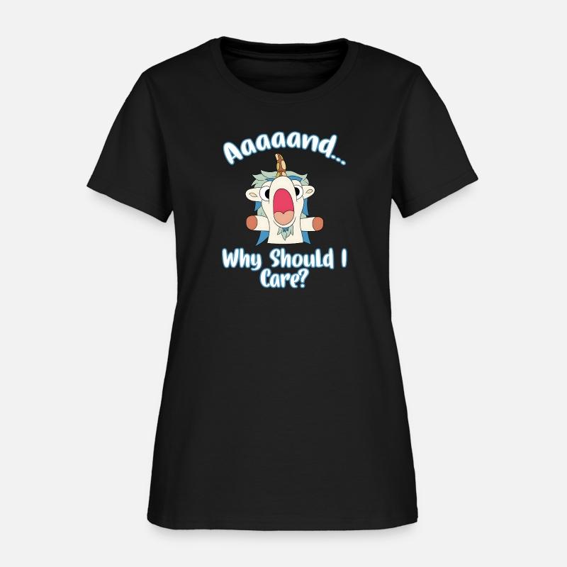 And Why Should I Care Funny Sarcastic Unicorn Gift