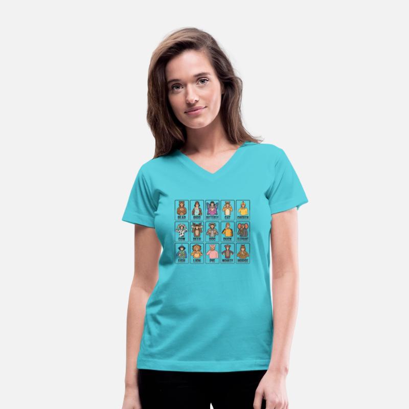 Animals ASL Hand Gesture Animals Deaf Hearing Loss