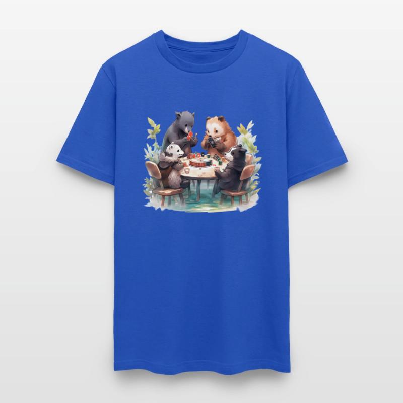 Anime Woodland Creatures Playing Poker