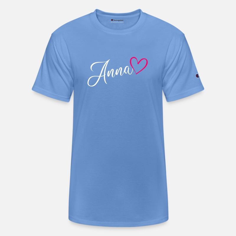 Anna Name Pink Heart