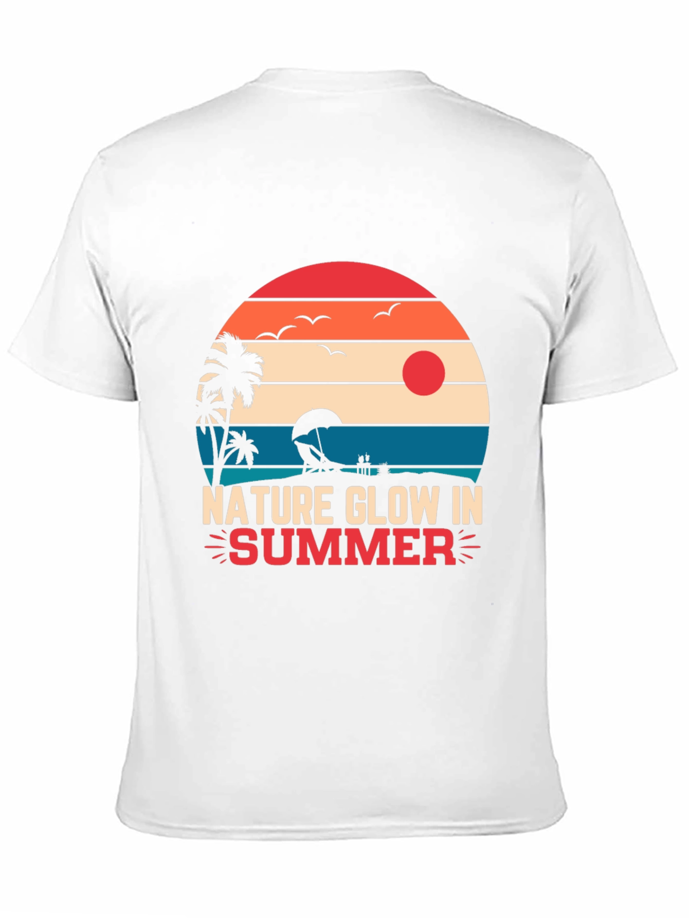Nature Glow Summer Graphic T-Shirt