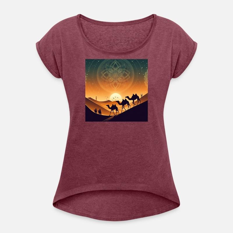 Arabic-Inspired Desert Camel Nightscape