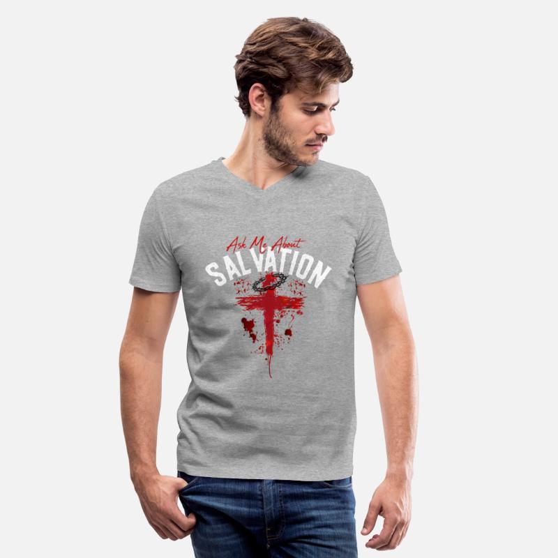 ASK ME ABOUT SALVATION (BLOOD-WHITE)