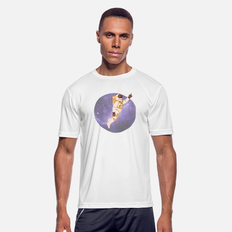 Astronaut in Deep Space Vector Graphic, spaceman