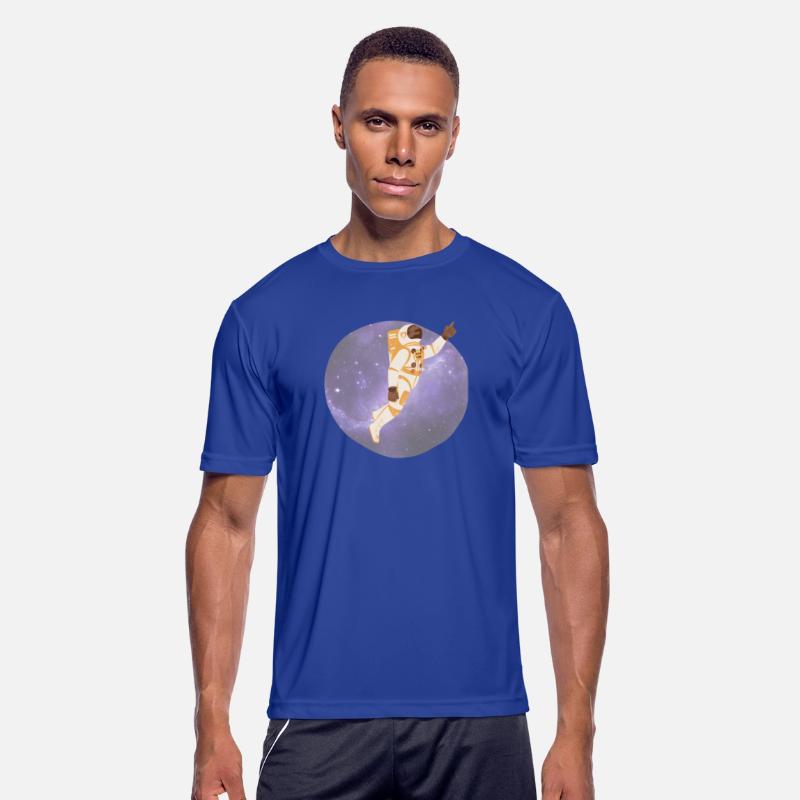 Astronaut in Deep Space Vector Graphic, spaceman