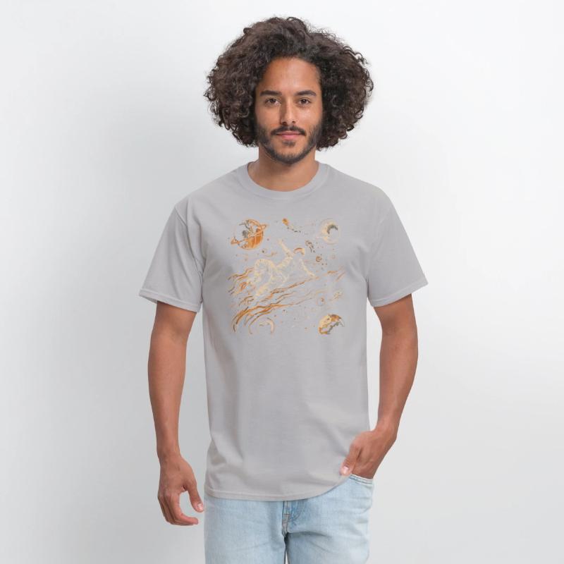 astronaut with basketball illustration