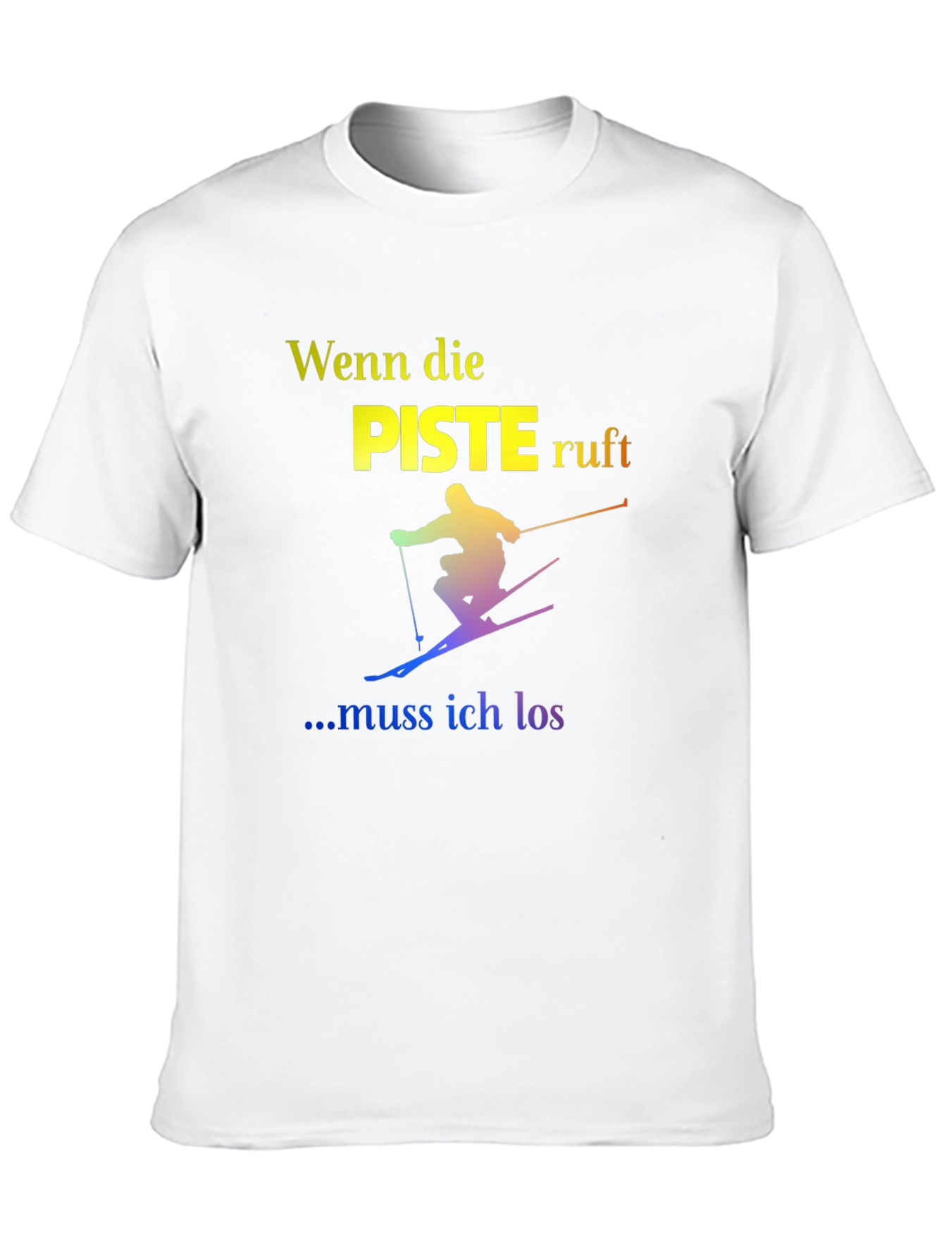 Ski Slope T-Shirt - German Text