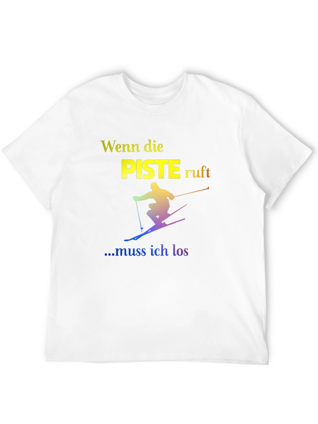 Ski Slope T-Shirt - German Text