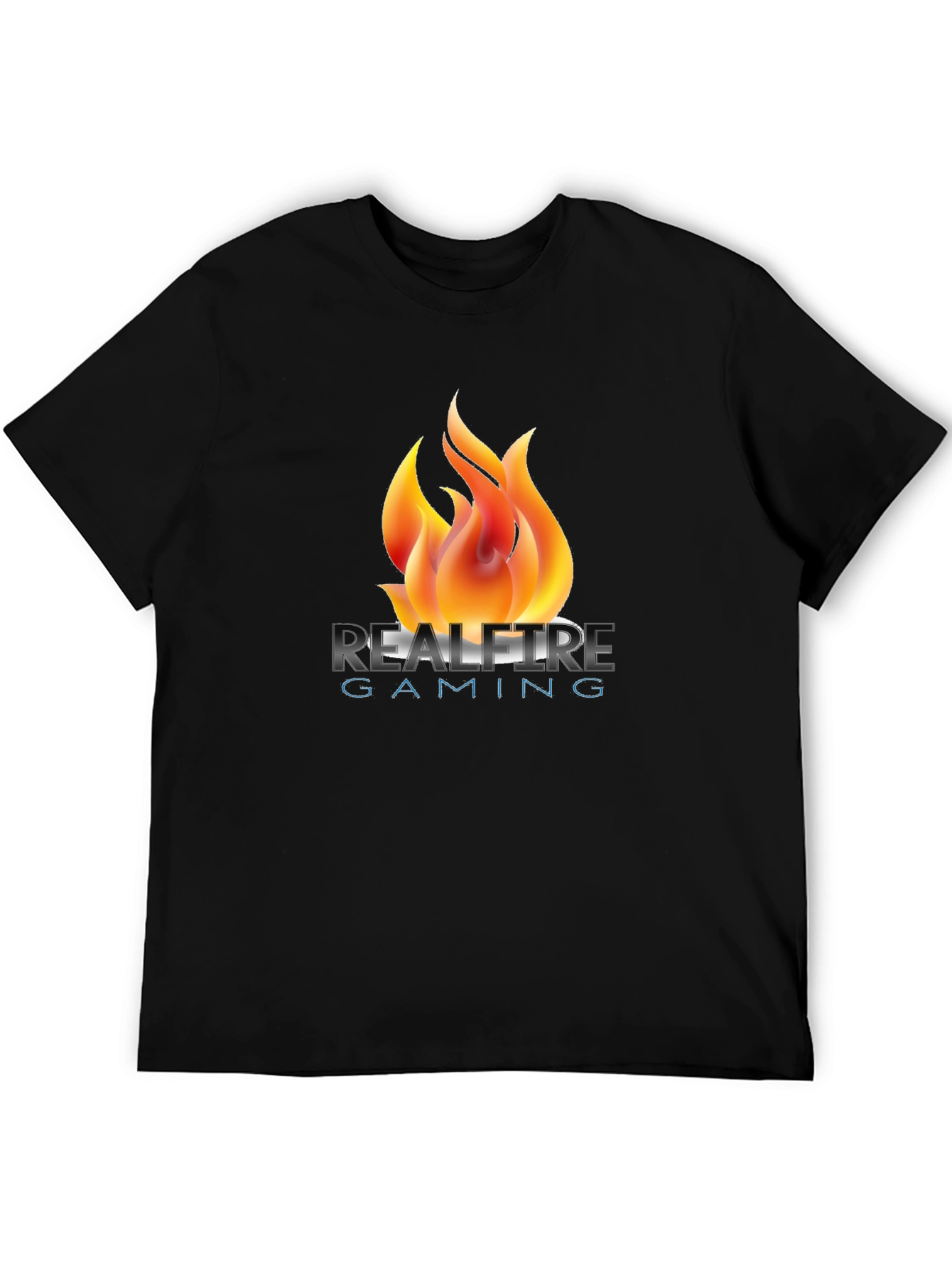 Realfire Gaming Black Graphic T-Shirt