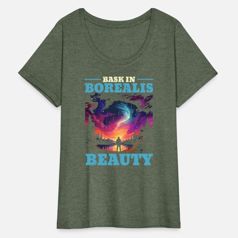 Aurora Borealis Dark Sky Nature Light Display