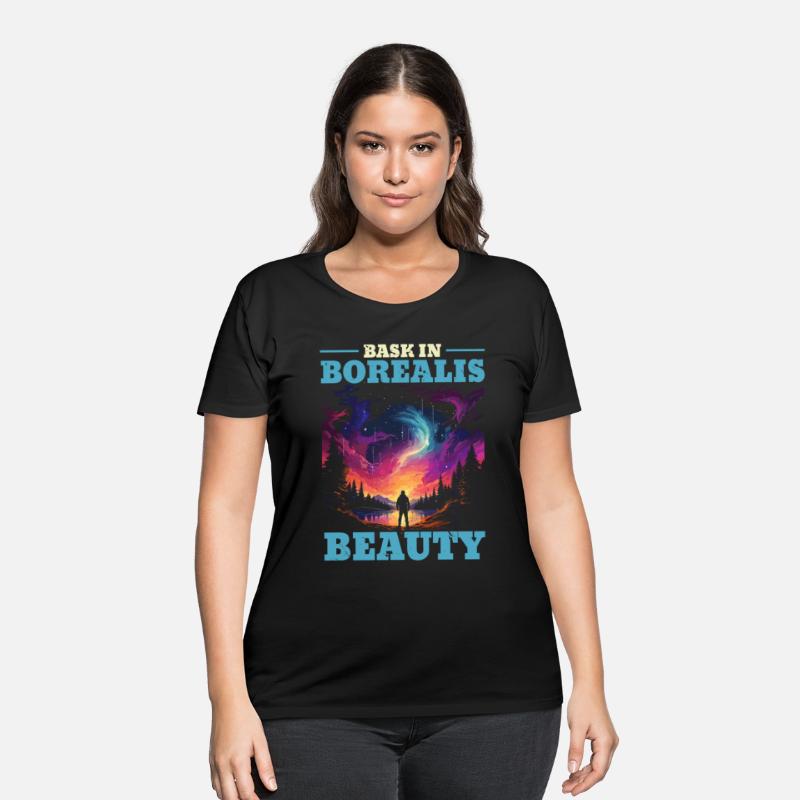 Aurora Borealis Dark Sky Nature Light Display