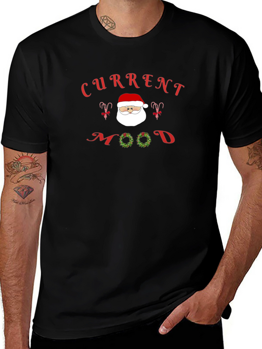 Current Mood Santa Holiday T-Shirt