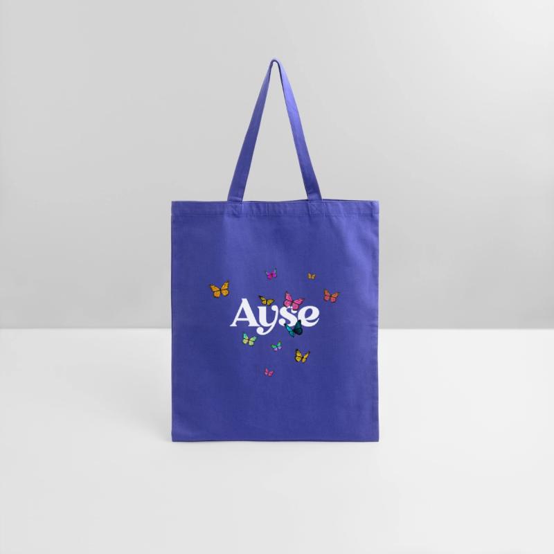 AYSE - beautiful girl name with cute butterflies