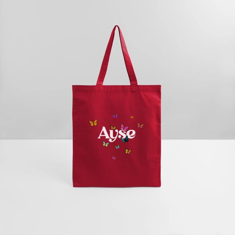 AYSE - beautiful girl name with cute butterflies