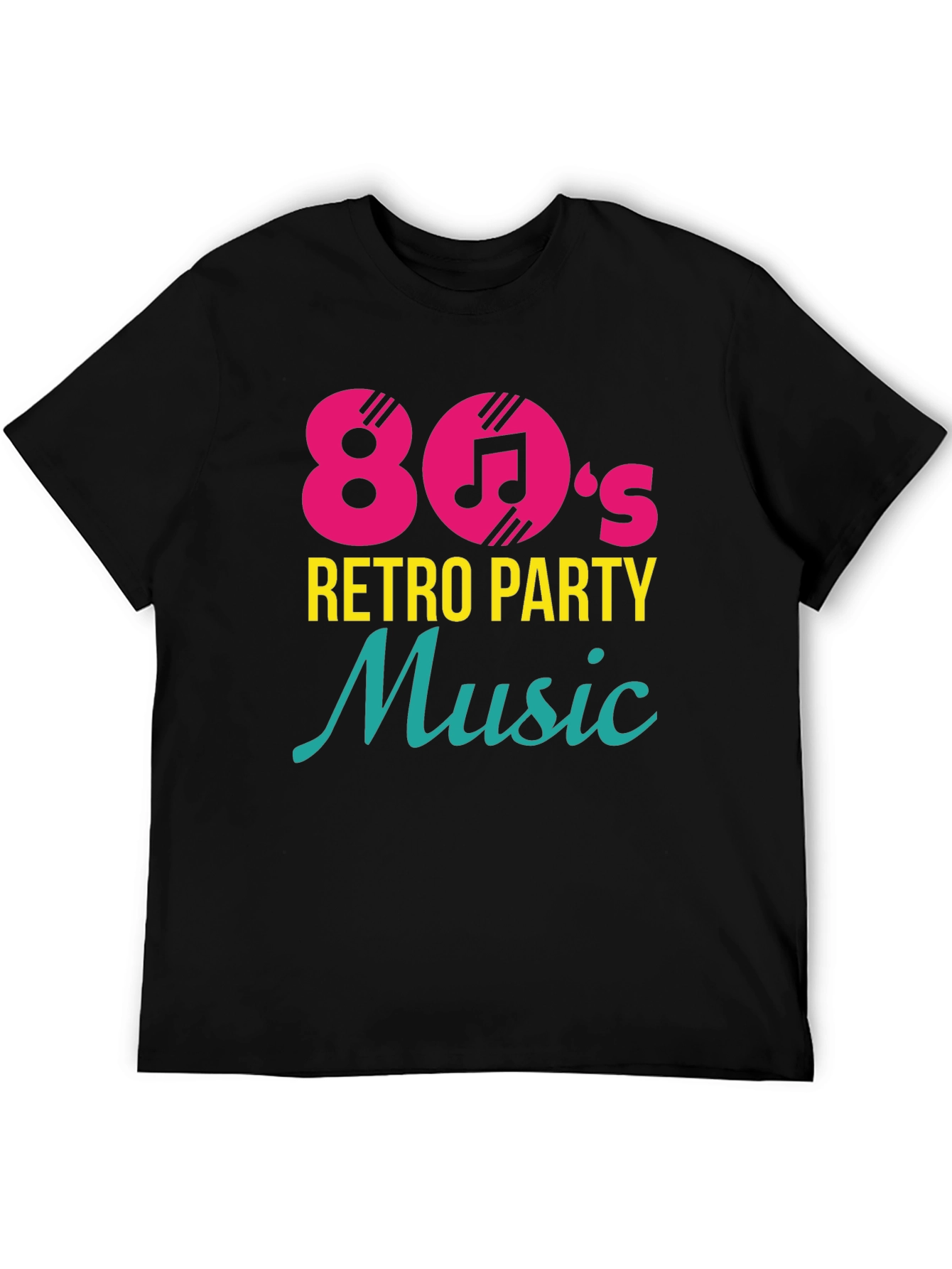 80s Retro Party Music Graphic T-Shirt