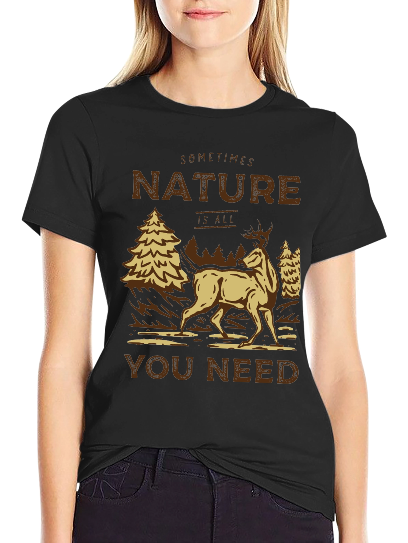 Nature Is All You Need Graphic Tee