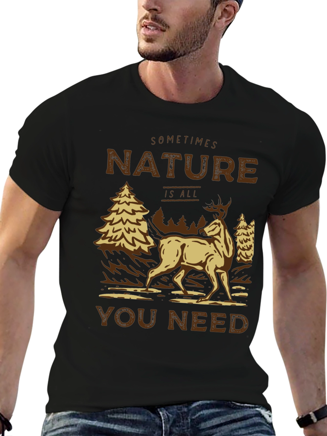Nature Is All You Need Graphic Tee
