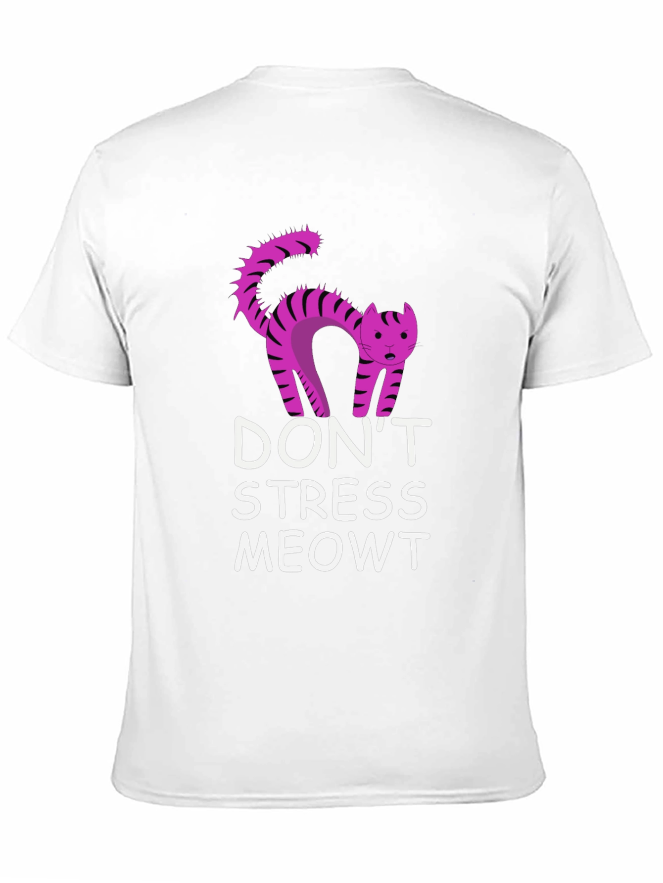 Dont Stress Meowt Black T-Shirt