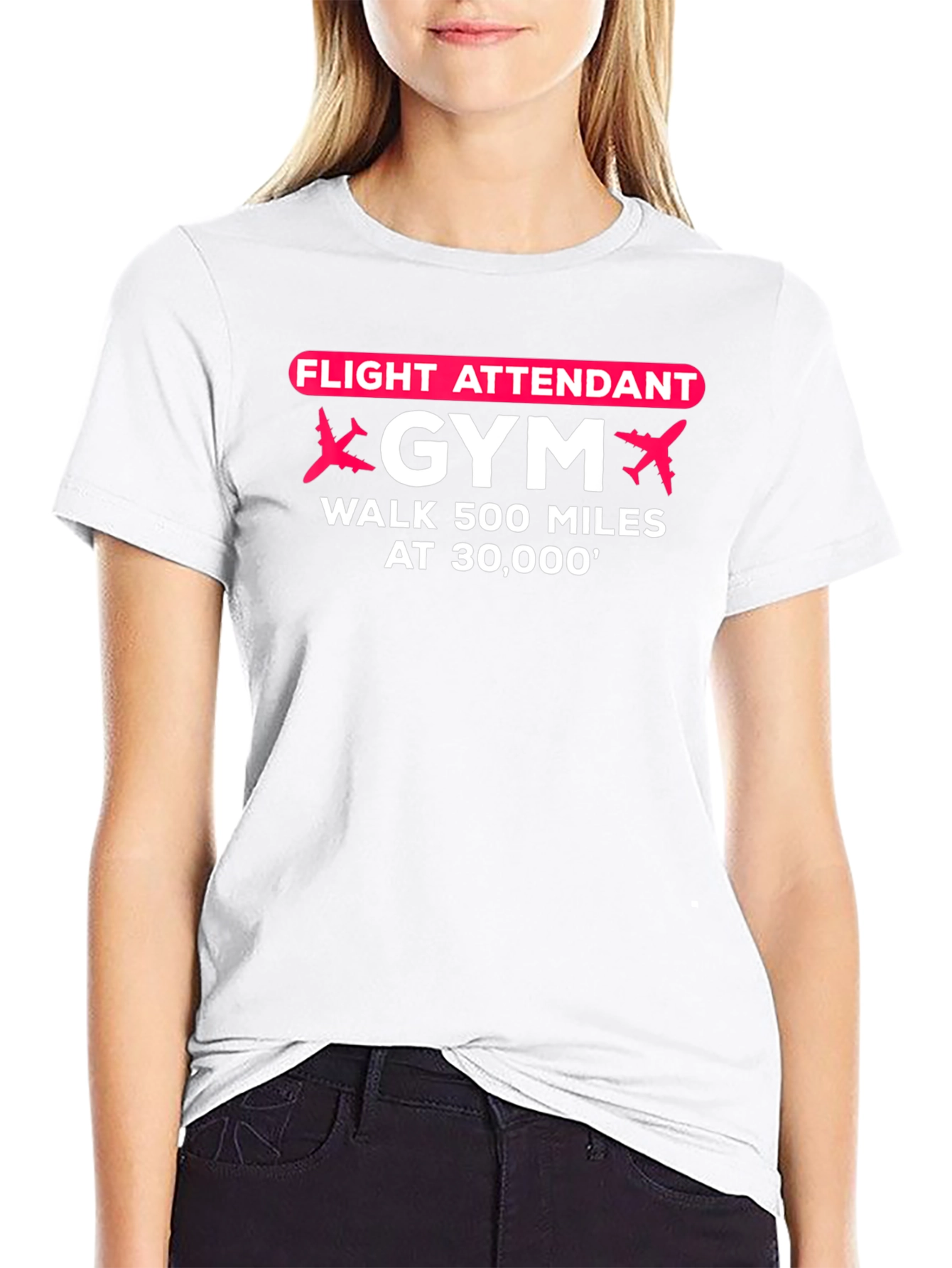 Flight Attendant Gym T-Shirt