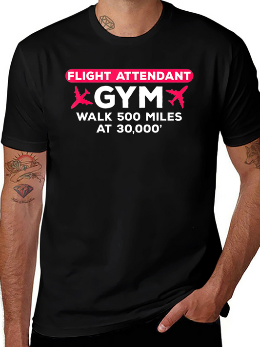 Flight Attendant Gym T-Shirt
