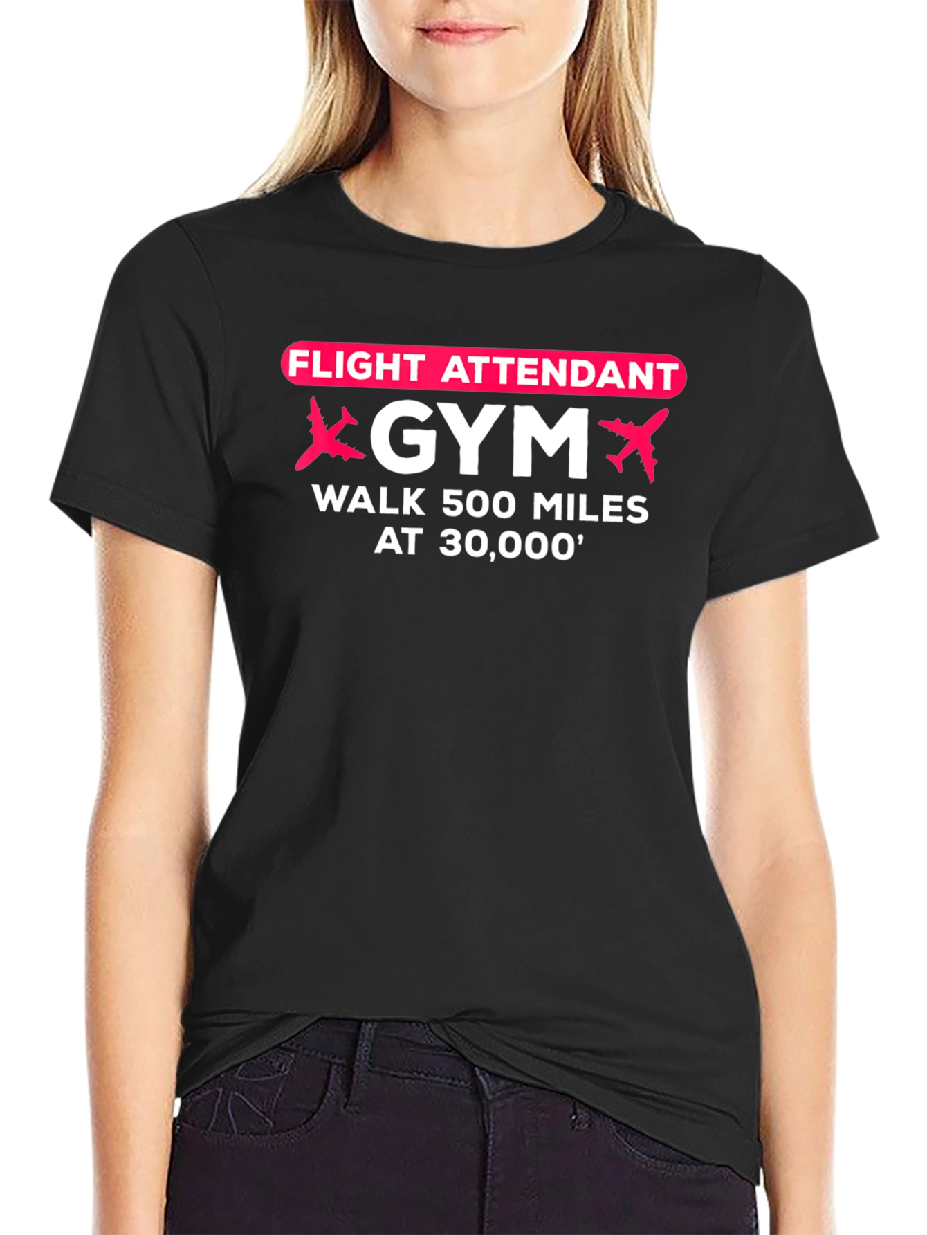 Flight Attendant Gym T-Shirt