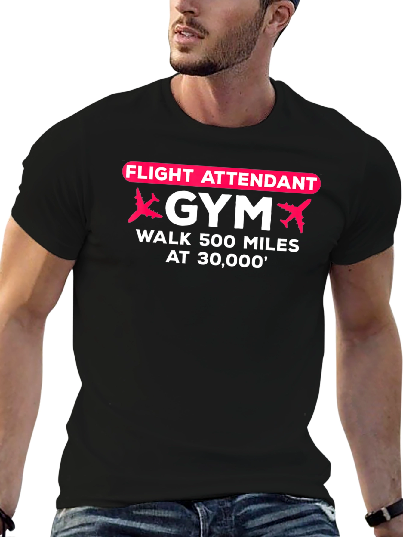 Flight Attendant Gym T-Shirt