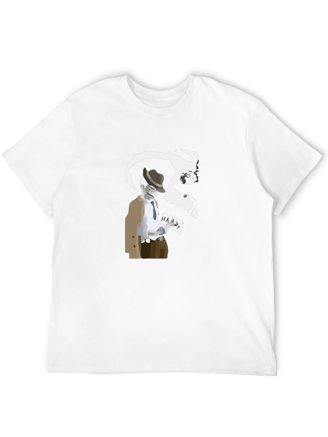 Mystery Black T-Shirt - Hardy Shadow Design