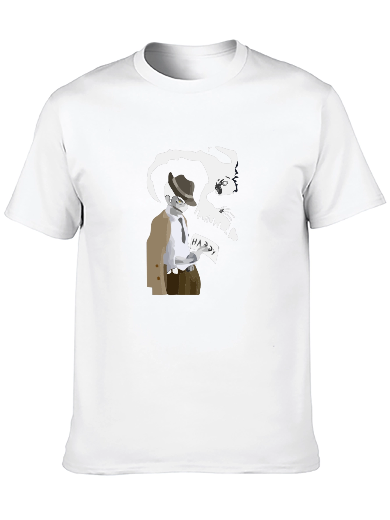 Mystery Black T-Shirt - Hardy Shadow Design