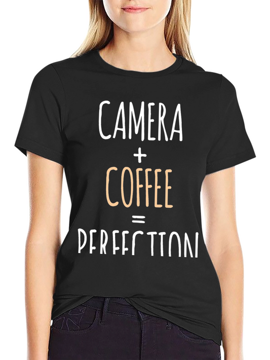 Camera + Coffee = Perfection Graphic Tee