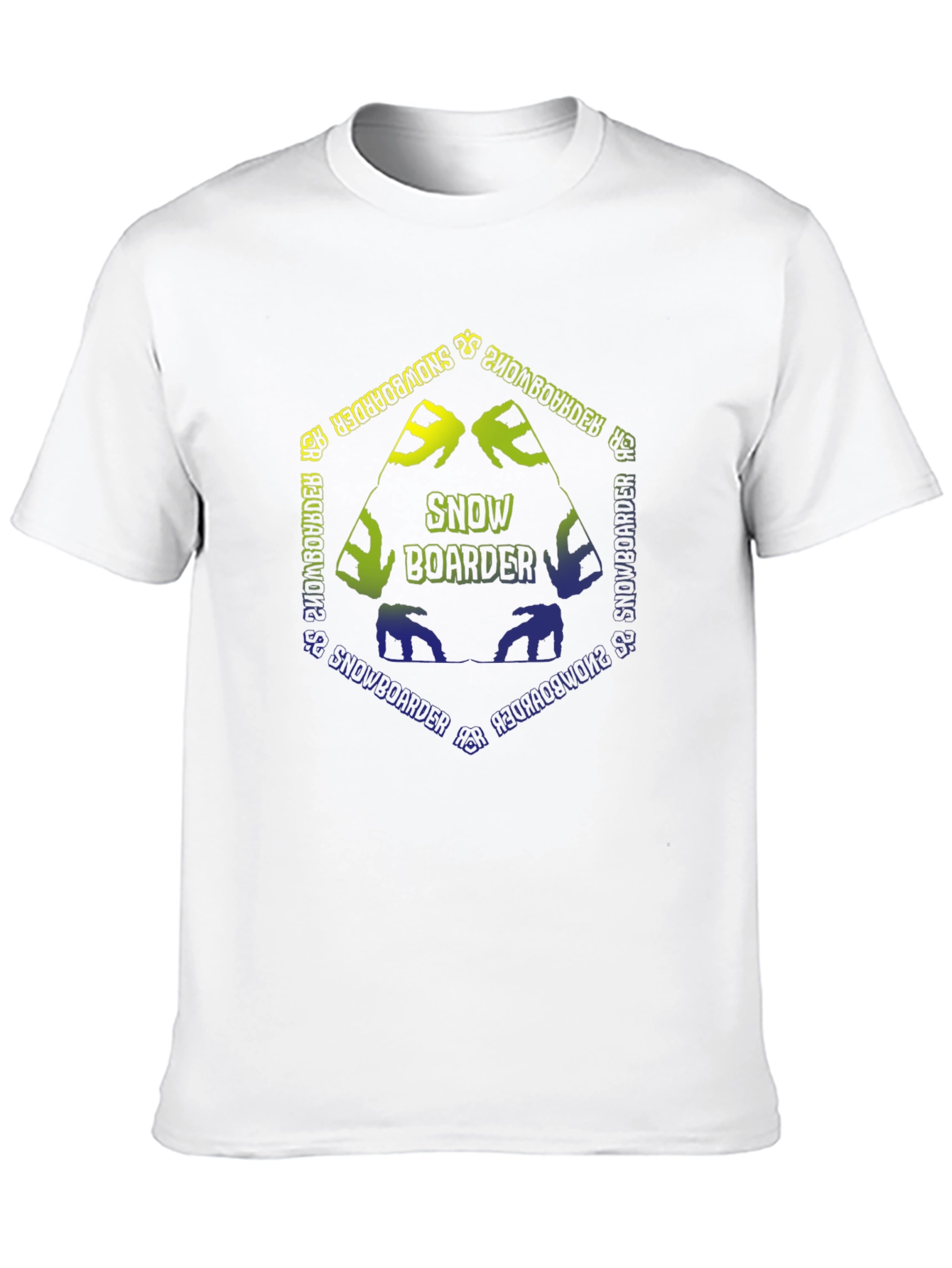Snowboarder Graphic Tee - Black Unisex T-Shirt